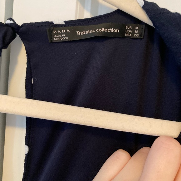 Zara polka-dot wrap style romper - Picture 5 of 5